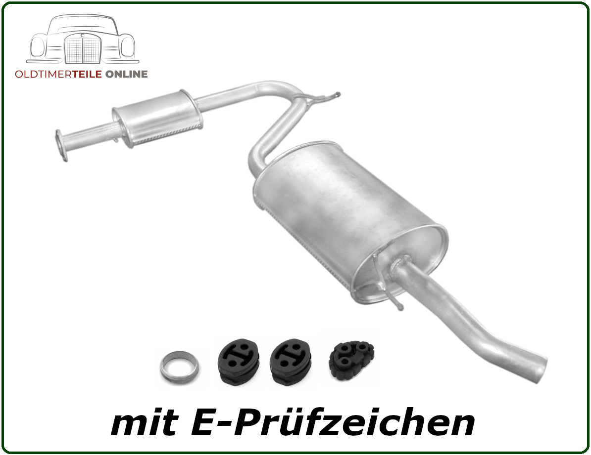 FERROZ Auspuff Endtopf Für Citroen Jumper 2 3.0 HDI 2006-2019