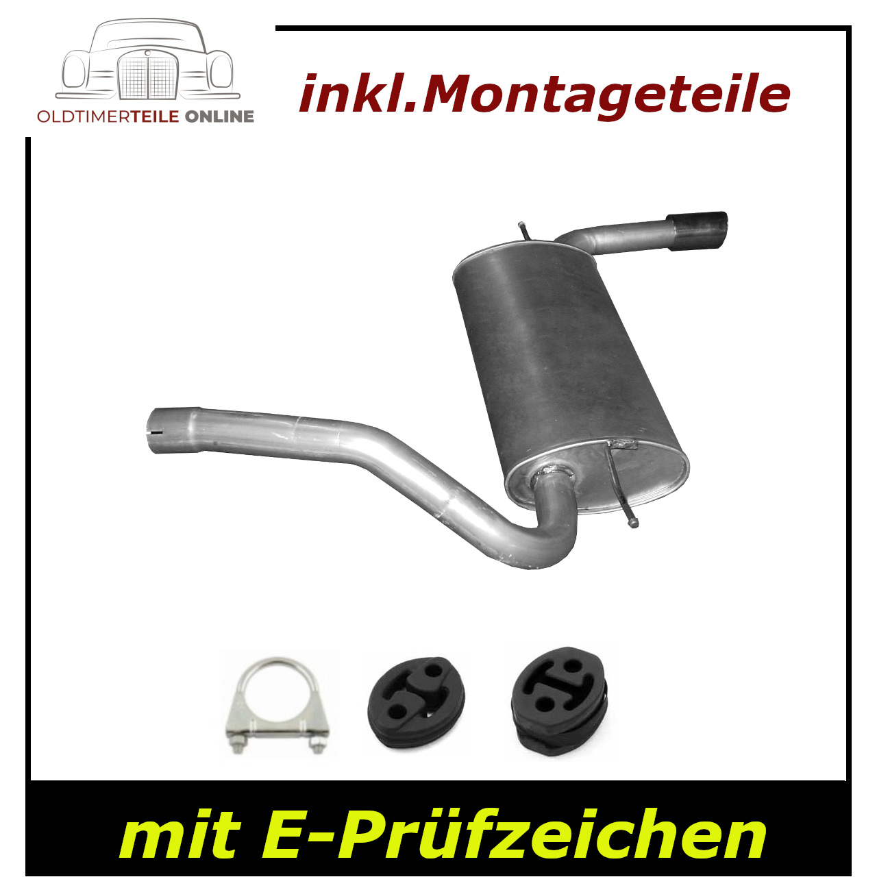 Endschalldämpfer Für FORD FOCUS III Stufenheck Kaufen Und
